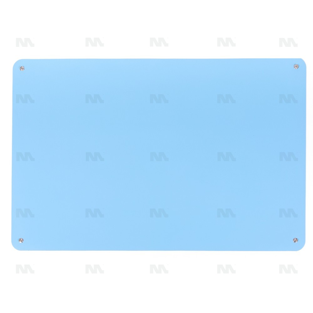 Premium ESD rubber table mat with 4x10mm studs 900mm x 610mm Blue (CFT-57567)