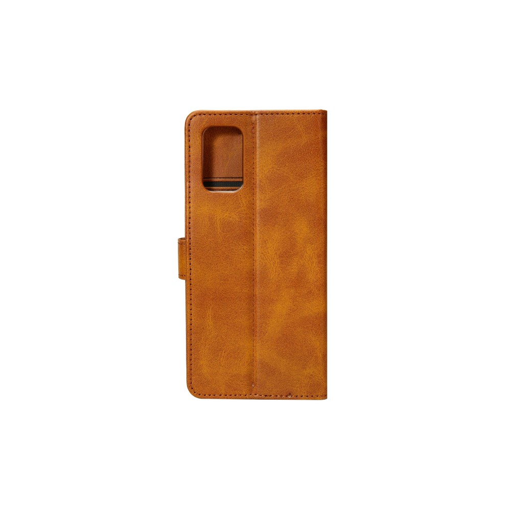 Rixus Bookcase For iPhone 11 Light Brown