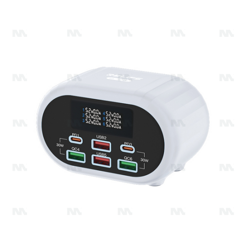 Relife RL-309U intelligent Smart 6-Port Charger