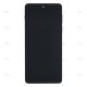 Motorola Edge 20 Pro (XT2153) Display And Digitizer With Frame (5D68C19377) - Blue Vegan Leather