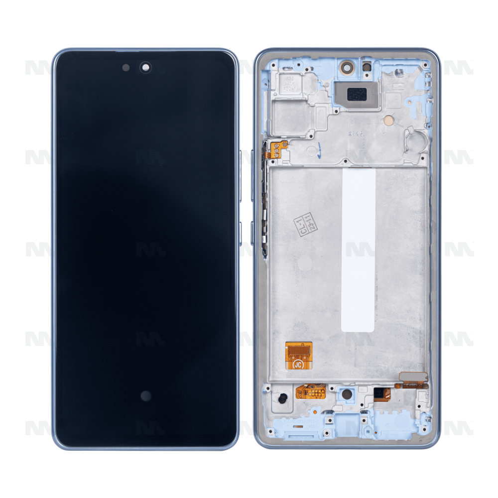Samsung Galaxy A53 5G A536B Display And Digitizer With Frame Blue Soft-OLED