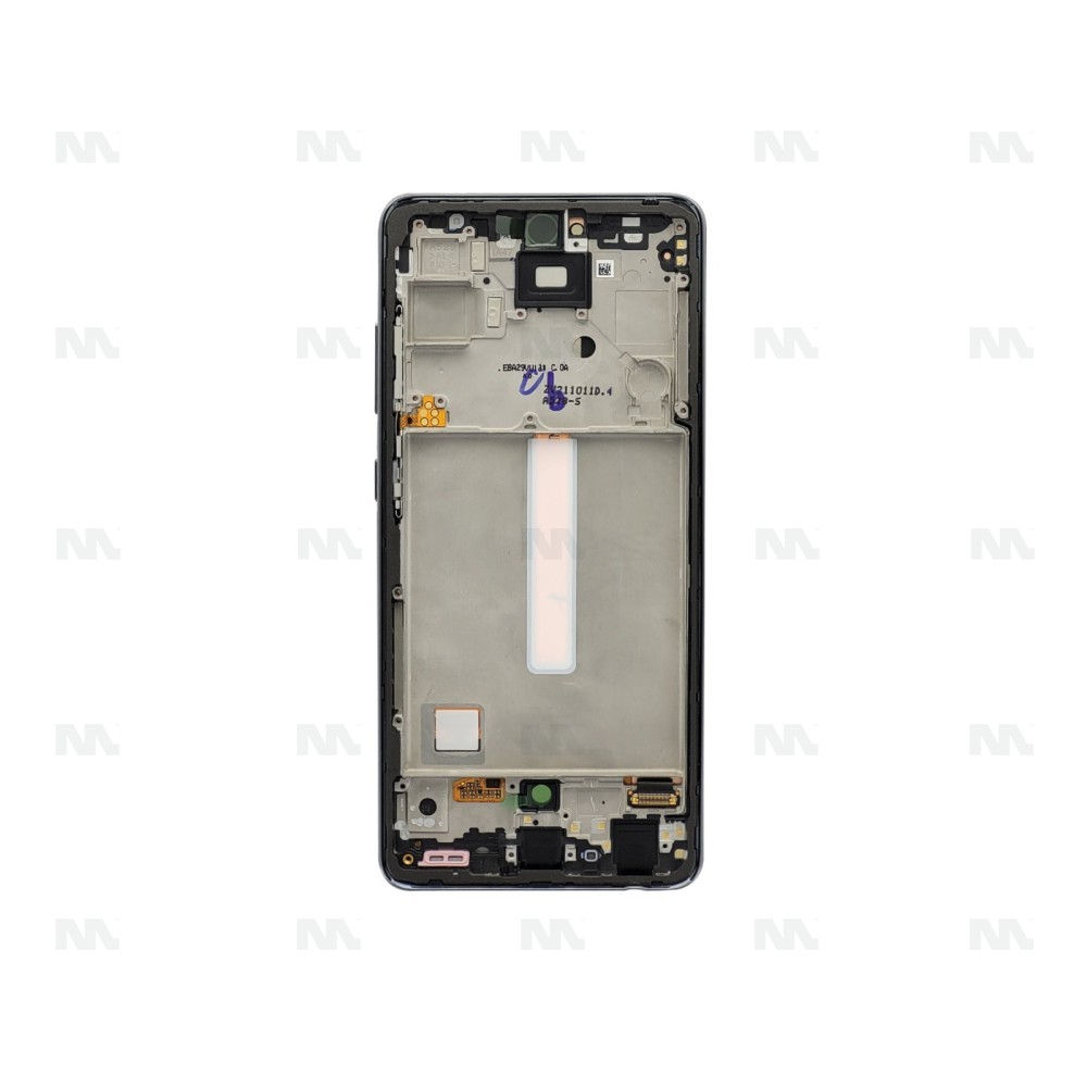Samsung Galaxy A52 A525F, A52 5G A526B Display And Digitizer With Frame Awesome Black Service Pack