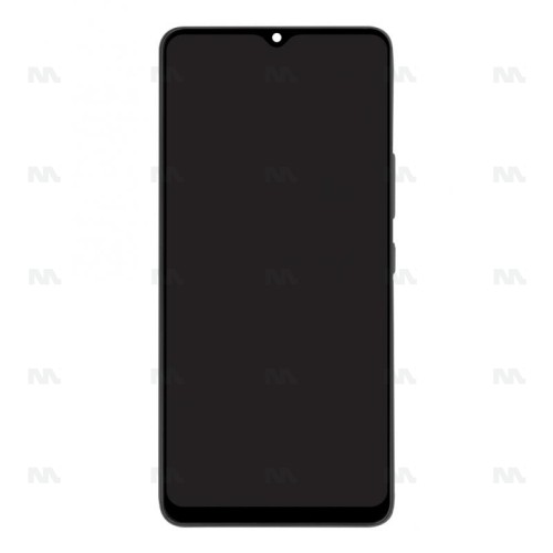 Samsung Galaxy A22 A225F Display And Digitizer With Frame Black Soft-OLED