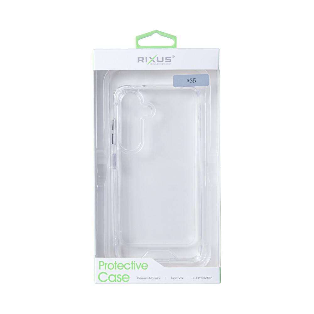 Rixus For Samsung Galaxy A35 5G A356B Crystal Clear Anti-shock TPU