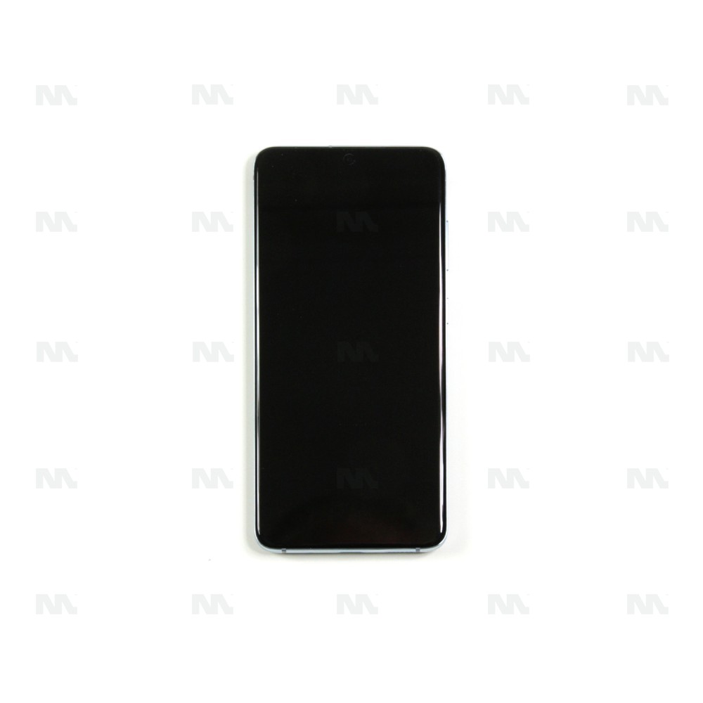 Samsung Galaxy S20 G980F, S20 5G G981F Display And Digitizer With Frame Cloud Blue Service Pack