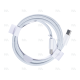 For Apple iPhone 15 USB-C to USB-C Cable 100cm 60W Woven White Bulk