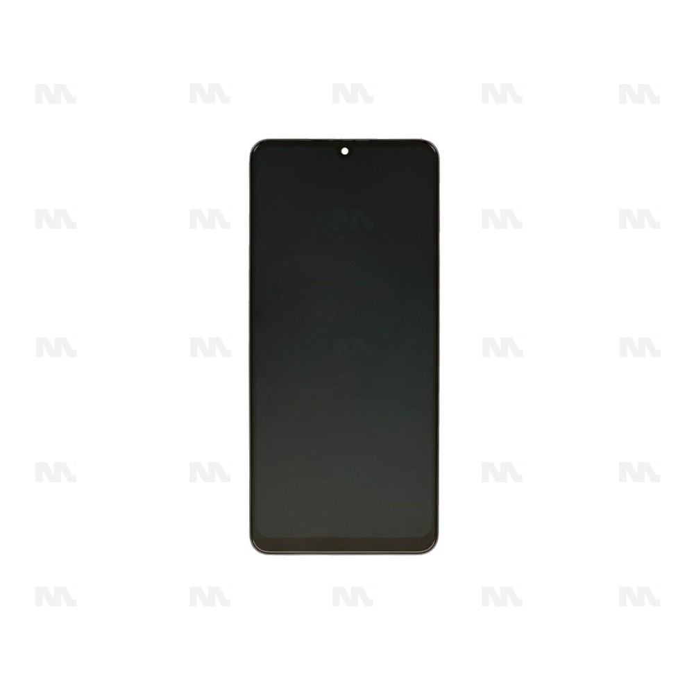 Samsung Galaxy A22 A225F Display And Digitizer With Frame Black Service Pack