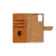 Rixus Bookcase For iPhone 11 Light Brown