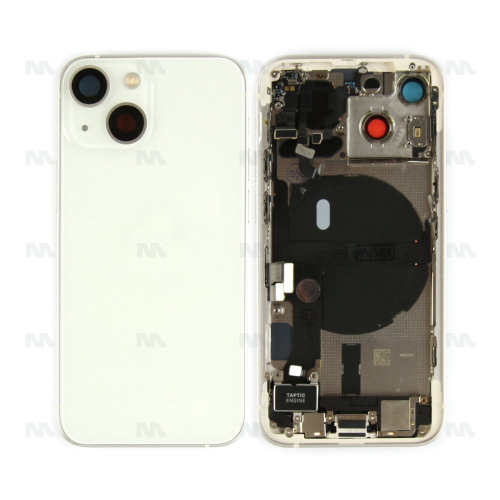 For iPhone 13 Mini Complete Housing incl. All Small Parts Without Battery & Back Camera Starlight