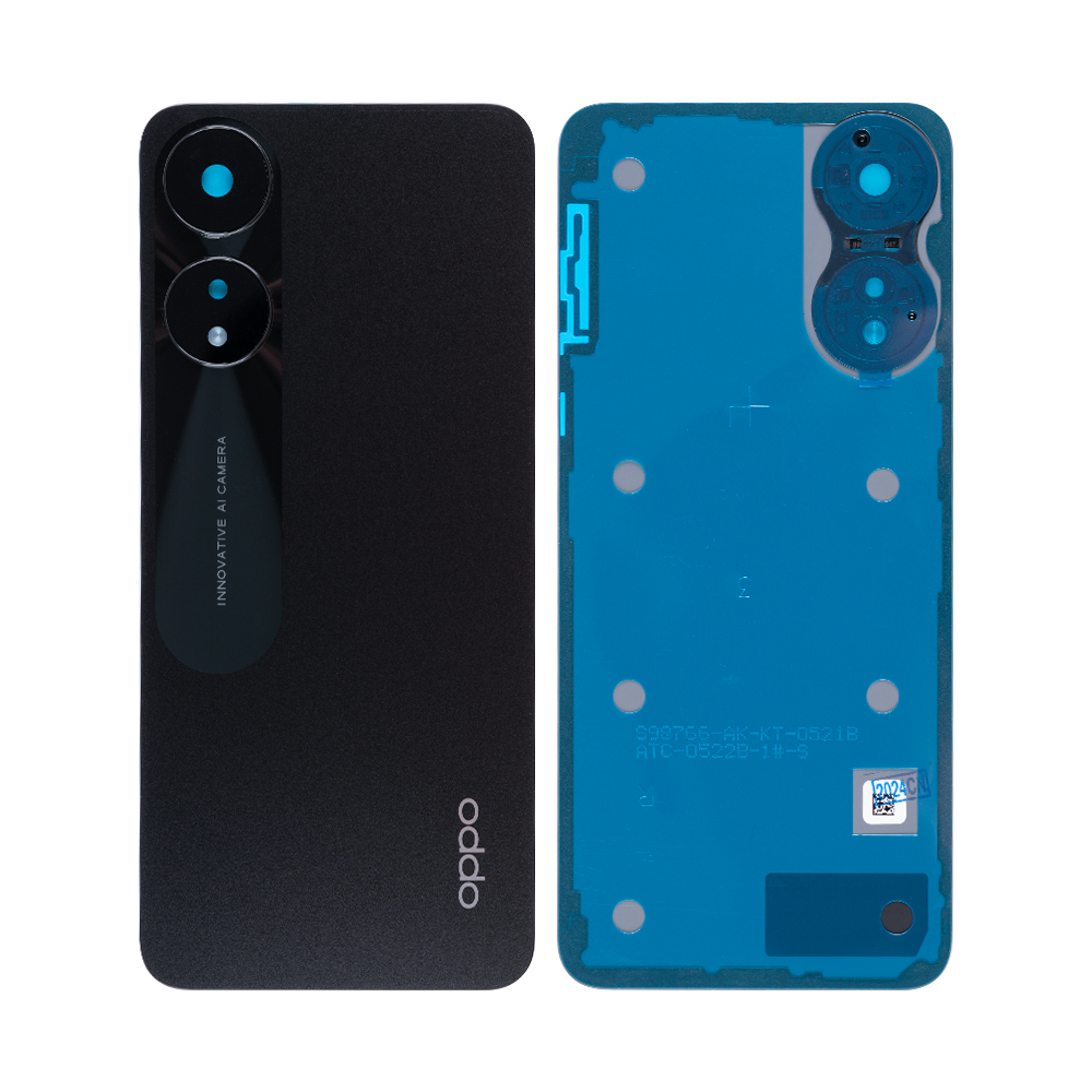 Oppo A78 5G (CPH2483, CPH2495) Back Cover Glowing Black With Lens OEM