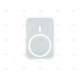 For iPhone 12, 13, 14, 15 Series Battery Pack Magnetic Charging White