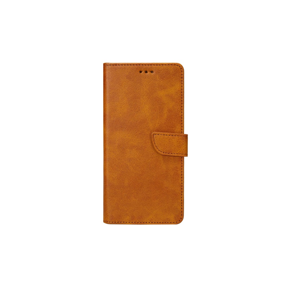 Rixus Bookcase For iPhone 11 Light Brown