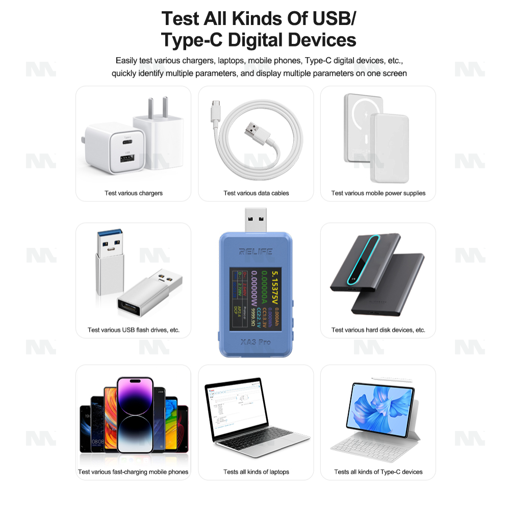 Relife XA3 Pro USB Smart Tester