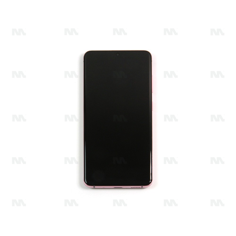 Samsung Galaxy S20 G980F, S20 5G G981F Display And Digitizer With Frame Cloud Pink Service Pack