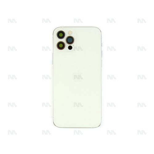 For iPhone 12 Pro Complete Housing incl. All Small Parts Without Battery & Back Camera Silver