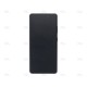Samsung Galaxy S21 Ultra 5G G998B Display And Digitizer With Frame Phantom Black Service Pack