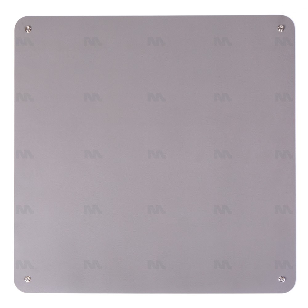 Premium ESD rubber table mat with 4x10mm studs 600mm x 610mm Grey