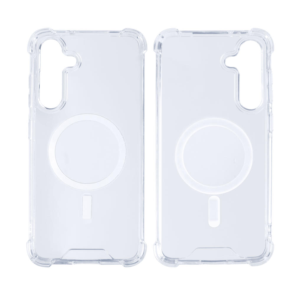 Rixus For Samsung Galaxy A05s A057F Anti-Burst Case With MagSafe Transparent