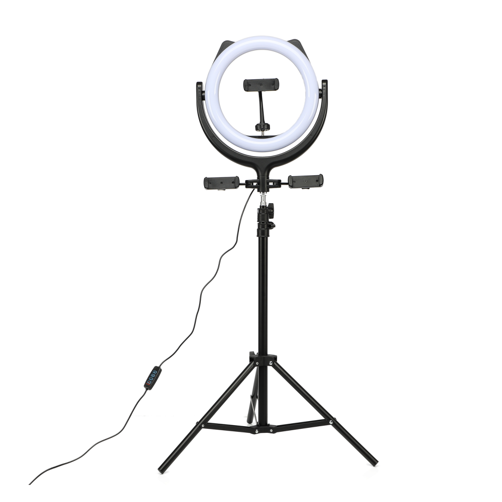 Rixus RXLG10 Selfie Ring Fill Light Stand White