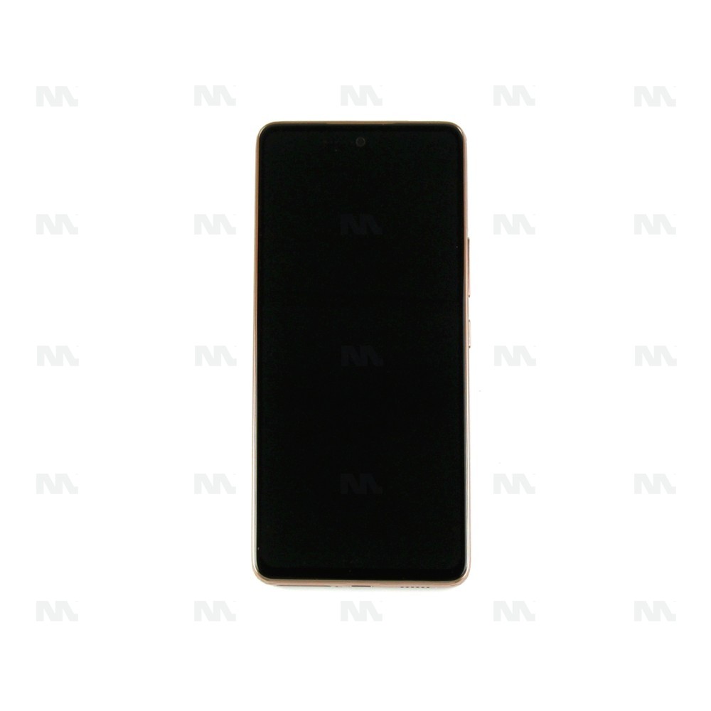 Samsung Galaxy A53 5G A536B Display And Digitizer With Frame Peach Service Pack
