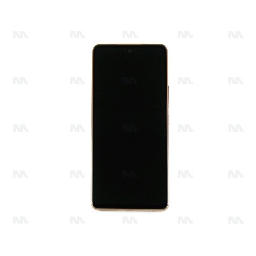 Samsung Galaxy A53 5G A536B Display And Digitizer With Frame Peach Service Pack