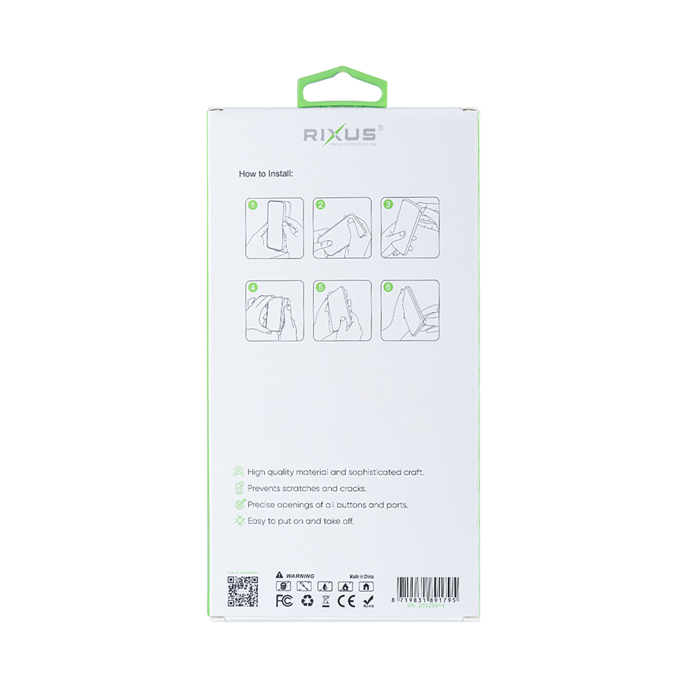 Rixus For Samsung Galaxy A35 5G A356B Crystal Clear Anti-shock TPU