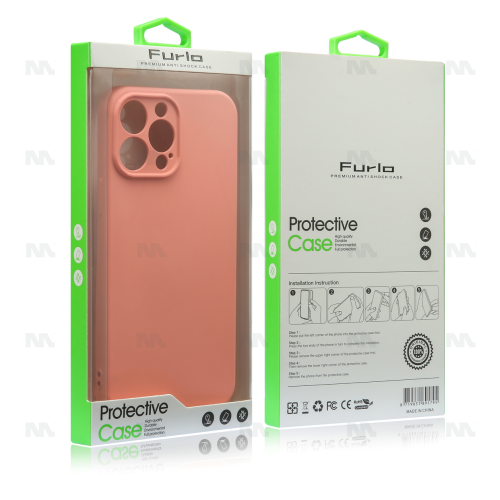 Furlo Protective Slim TPU Case For iPhone 14 Pro Max - Rose