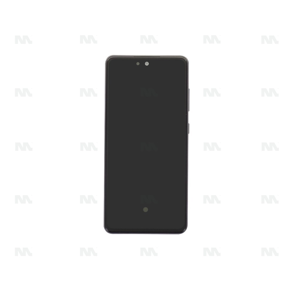 Samsung Galaxy A52 A525F, A52 5G A526B Display And Digitizer With Frame Awesome Black Service Pack