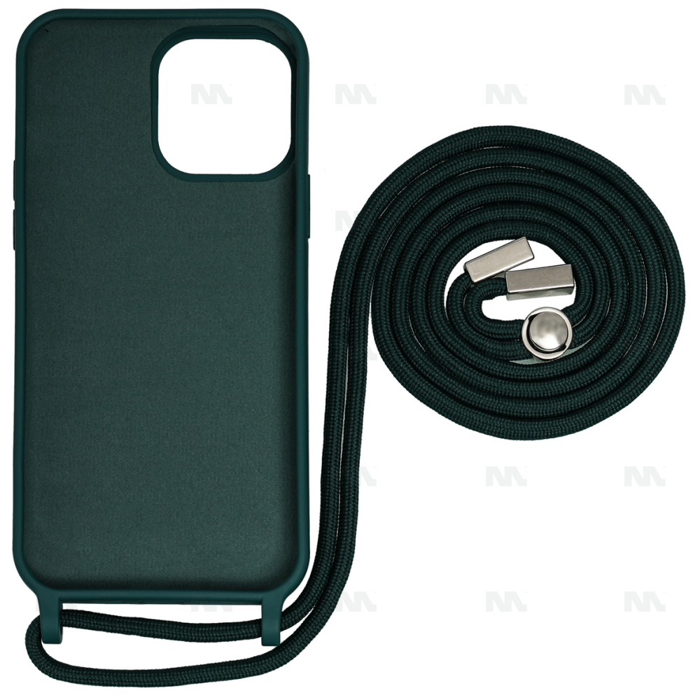 Furlo TPU Necklace Cord Cover For Samsung Galaxy A51 - Dark Green