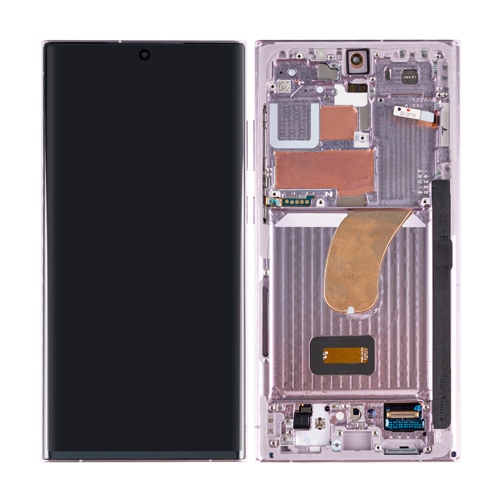 Samsung Galaxy S23 Ultra S918B Display And Digitizer With Frame Lavender Pulled