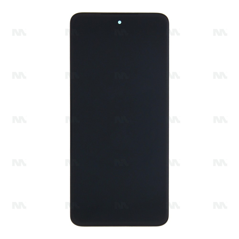 Motorola G84 5G Display And Digitizer With Frame Black Service Pack