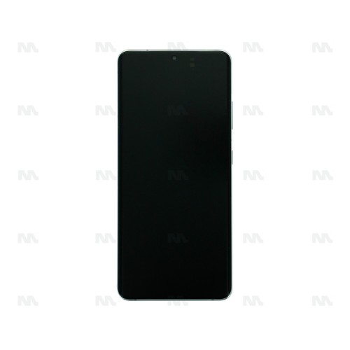 Samsung Galaxy S21 5G Ultra G998B Display And Digitizer With Frame Phantom Silver Service Pack