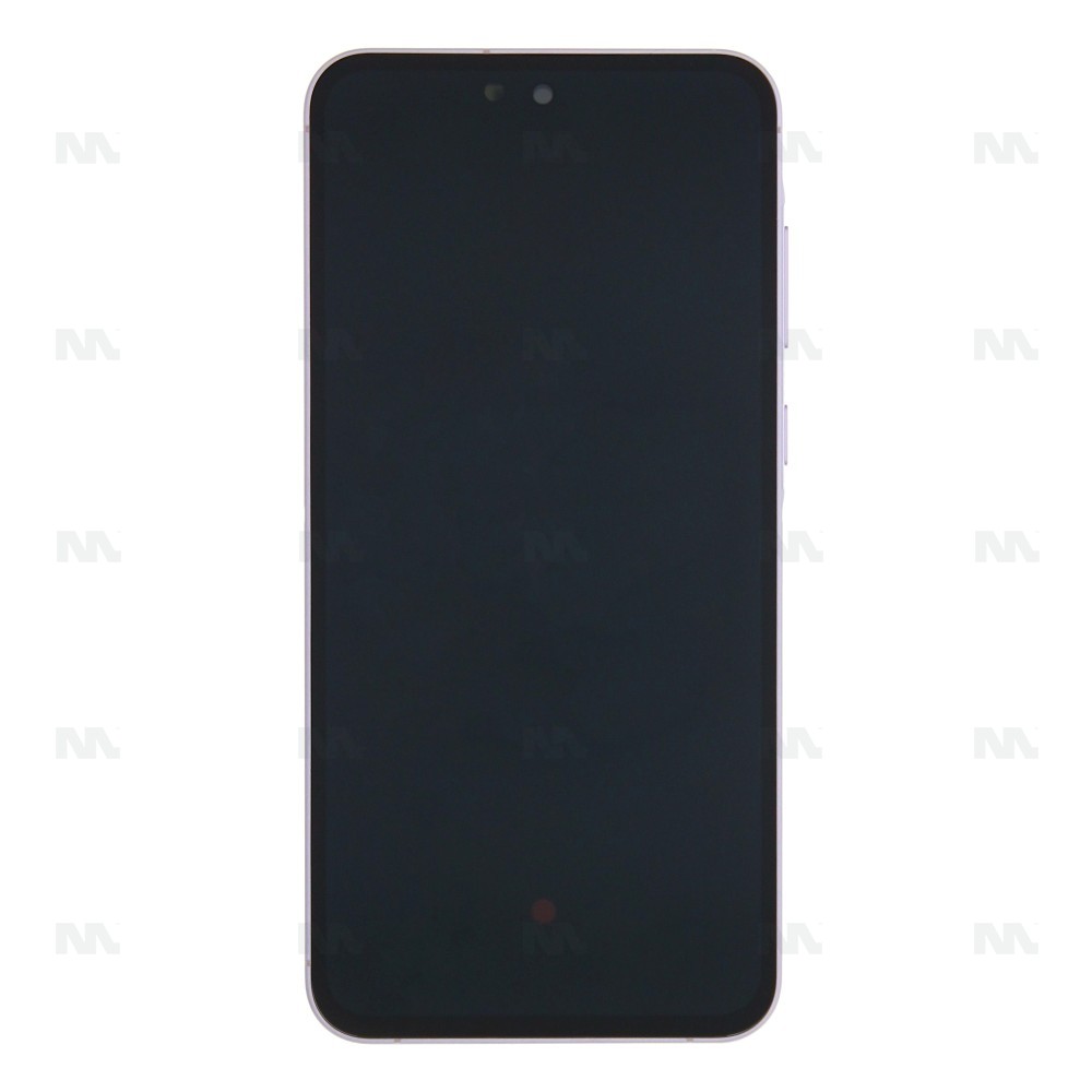 Samsung Galaxy A55 A556B Display And Digitizer With Frame Lilac Service Pack