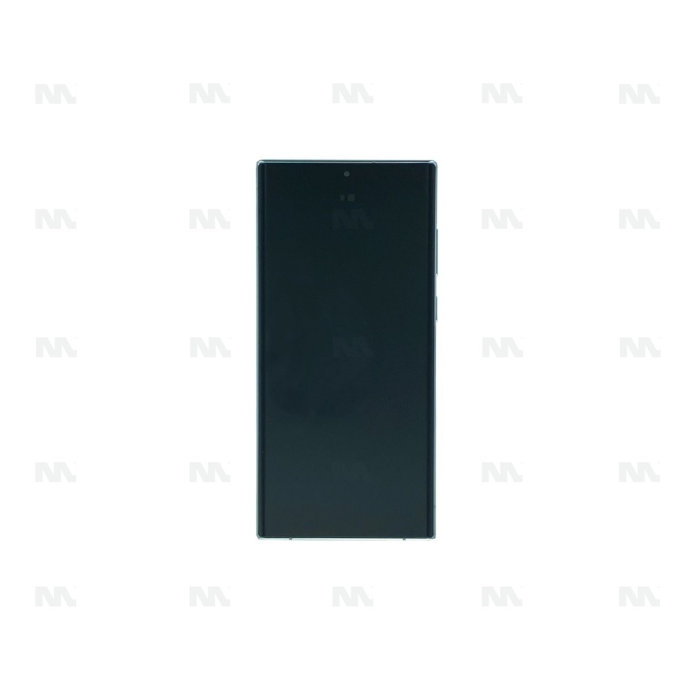 Samsung Galaxy S22 Ultra S908B Display And Digitizer With Frame Phantom White Service Pack