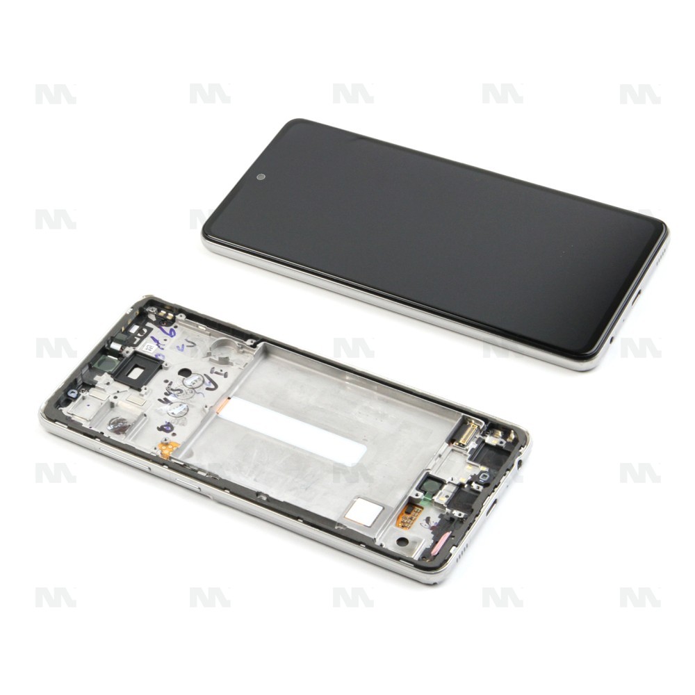 Samsung Galaxy A52 A525F, A52 5G A526B Display And Digitizer With Frame Awesome Blue Service Pack