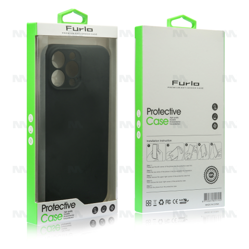 Furlo Protective Slim TPU Case For iPhone 11 Pro - Black