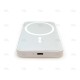 For iPhone 12, 13, 14, 15 Series Battery Pack Magnetic Charging White