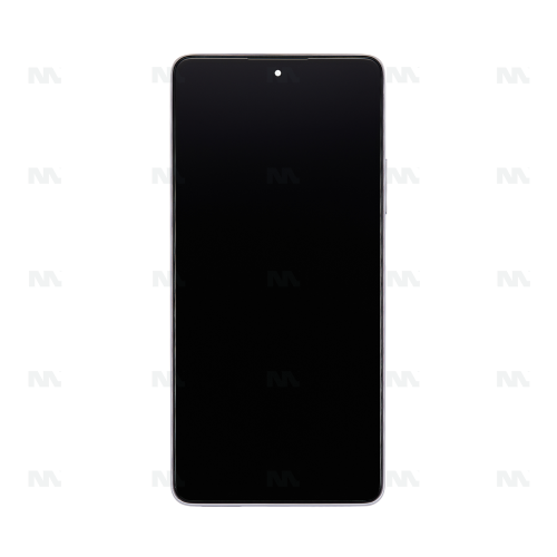 Xiaomi 11T Display And Digitizer With Frame Moonlight White OEM